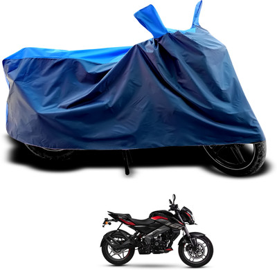 CODOKI Waterproof Two Wheeler Cover for Bajaj(Pulsar NS 160, Black, Blue)