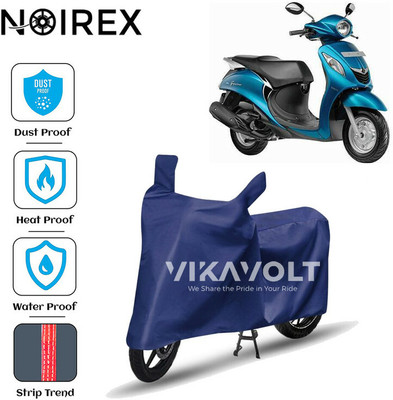 NOIREX Waterproof Two Wheeler Cover for Yamaha(Fascino, Blue)