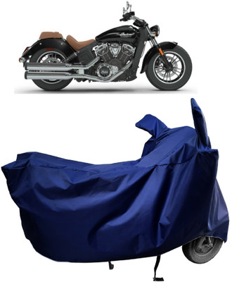 Amexride Two Wheeler Cover for Indian(Scout, Blue)