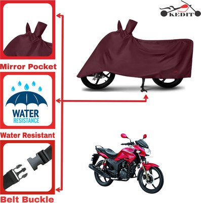 KEDIT Two Wheeler Cover for Hero(Hunk, Maroon)