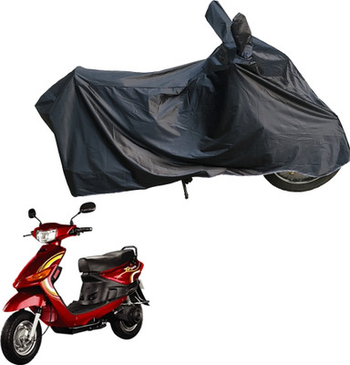 Motodreka Waterproof Two Wheeler Cover for Indus(Yo Spark, Black)