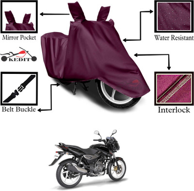 KEDIT Two Wheeler Cover for Bajaj(Pulsar 150 BS6, Maroon)