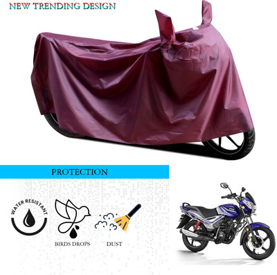 ANTHUB Waterproof Two Wheeler Cover for TVS(Star City, Maroon)