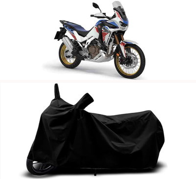 RABABLI Waterproof Two Wheeler Cover for Honda(CRF1000L Africa Twin, Black)