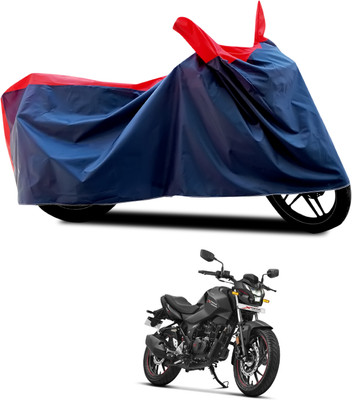 PAGORA Waterproof Two Wheeler Cover for Hero(Xtreme 160 R, Black, Red)