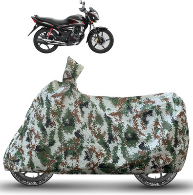 Caronix Waterproof Two Wheeler Cover for Honda(CB Shine, Green)