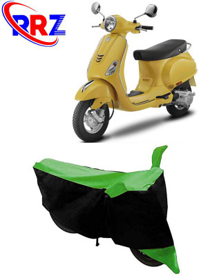 RRZ Waterproof Two Wheeler Cover for Vespa(Vespa LX, Black, Green)