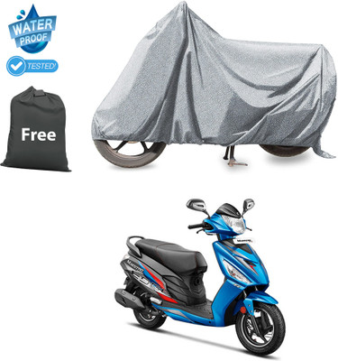PAGORA Waterproof Two Wheeler Cover for Hero(Maestro Electric, Silver)
