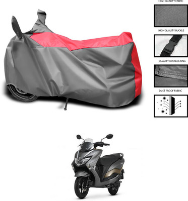 CODOKI Waterproof Two Wheeler Cover for Suzuki(Burgman Street 125, Grey, Blue)