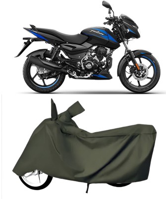 BbcMart Waterproof Two Wheeler Cover for Bajaj(Pulsar 125, Green)