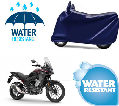 RTS COLLECTIONS Two Wheeler Cover for Honda(CB500F, Blue)