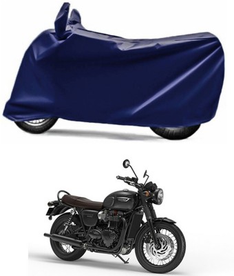 Genipap Two Wheeler Cover for Triumph(Bonneville T120 Black, Blue)