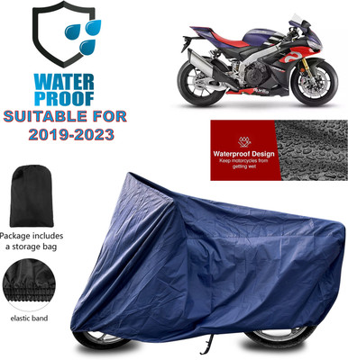 PAGORA Waterproof Two Wheeler Cover for Aprilia(RSV4, Blue)