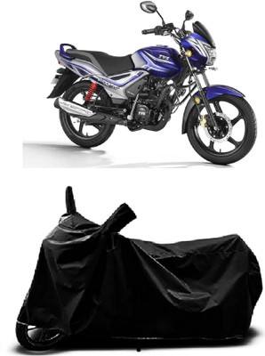MMSSTAR Waterproof Two Wheeler Cover for TVS(Star Euro, Black)