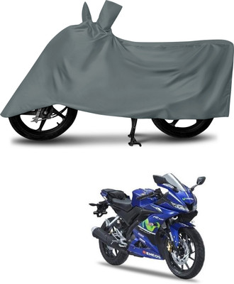 aosis Waterproof Two Wheeler Cover for Yamaha(YZF R15 V3 Moto GP Edition, Grey)