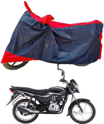Mdstar Waterproof Two Wheeler Cover for Bajaj(Platina 100, Red, Blue)