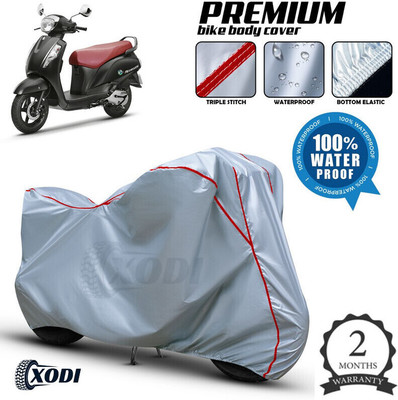 OliverX Waterproof Two Wheeler Cover for Suzuki(Access 125, Multicolor)