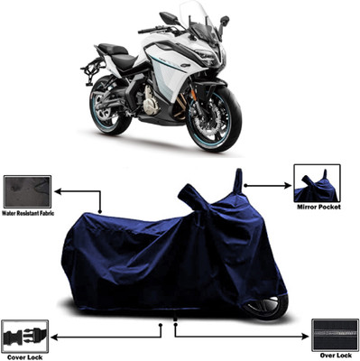 Amexride Two Wheeler Cover for BMW(400GT, Blue)