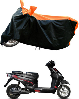 DeepShakshi AUTOMOTIVE Waterproof Two Wheeler Cover for Hero(Electric NYX e5 BS6, Orange)