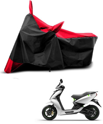 KEDIT Two Wheeler Cover for Ather(450 X, Red, Black)