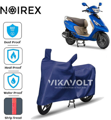 NOIREX Waterproof Two Wheeler Cover for TVS(Zest, Blue)
