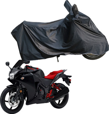 Motodreka Waterproof Two Wheeler Cover for Honda(CBR 250R, Black)