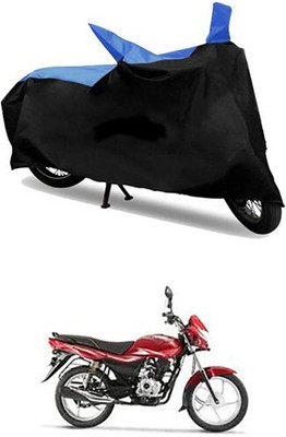Mdstar Waterproof Two Wheeler Cover for Bajaj(Blue, Black)