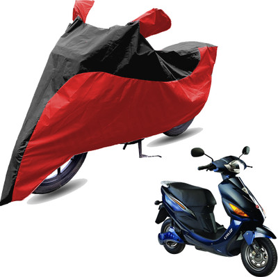 RiderShine Two Wheeler Cover for Hero(Electric Cruz, Red, Black)