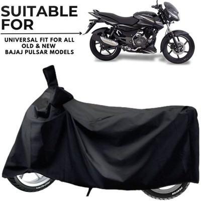 ZAQE Two Wheeler Cover for Bajaj(Pulsar 150, Black)