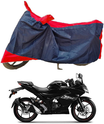 MMSSTAR Waterproof Two Wheeler Cover for Suzuki(Gixxer SF, Red, Blue)