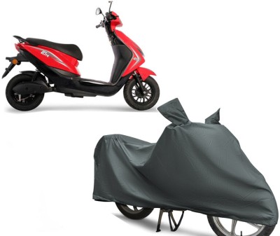 EGAL Waterproof Two Wheeler Cover for Ampere(Reo Elite BS6, Grey)