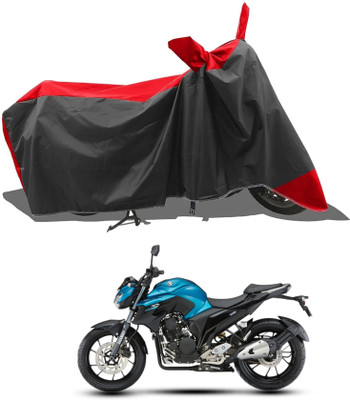 KEDIT Two Wheeler Cover for Yamaha(FZS-FI, Red)