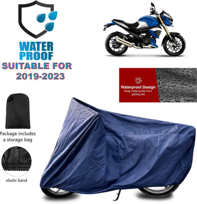 GOSHIV-car and bike accessories Waterproof Two Wheeler Cover for Mahindra(Blue)