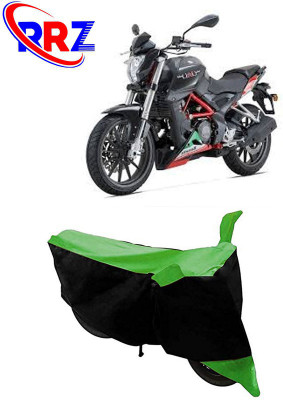 RRZ Waterproof Two Wheeler Cover for Benelli(TNT 25, Black, Green)