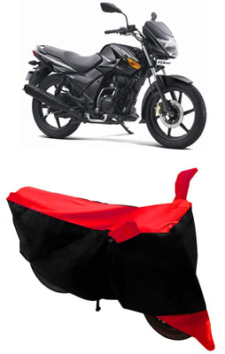 KEDIT Two Wheeler Cover for TVS(Flame SR125, Red)