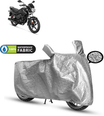 CODOKI Waterproof Two Wheeler Cover for Hero(Passion Pro, Silver)
