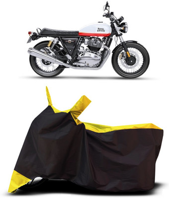 VESMEI Two Wheeler Cover for Royal Enfield(Interceptor 650, Yellow)