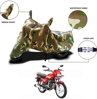 THE REAL ARV Waterproof Two Wheeler Cover for Hero(Green)