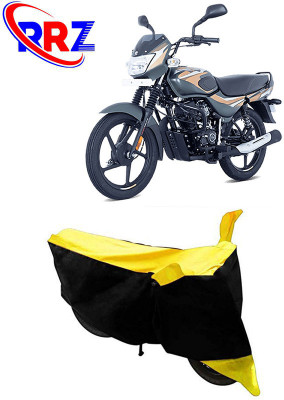 RRZ Waterproof Two Wheeler Cover for Bajaj(CT100, Black, Yellow)