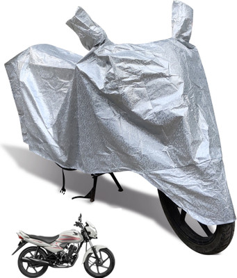 Auto Hub Waterproof Two Wheeler Cover for Honda(Dream Yuga, Silver)