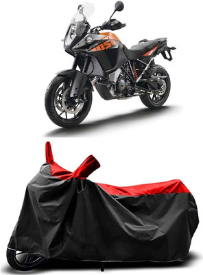 KEDIT Two Wheeler Cover for KTM(1050 Adventure BS6, Red, Black)