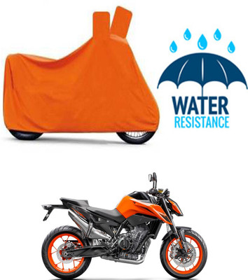DeepShakshi AUTOMOTIVE Waterproof Two Wheeler Cover for KTM(790 Duke, Orange)