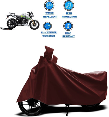 KEDIT Two Wheeler Cover for TVS(Apache RTR 200 Fi E100, Maroon)