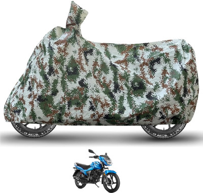 Caronix Waterproof Two Wheeler Cover for TVS(Victor GLX, Green)