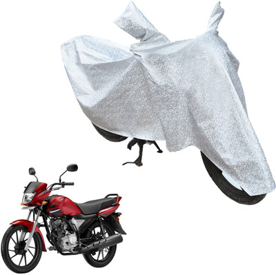 RiderShine Waterproof Two Wheeler Cover for Yamaha(Saluto RX, Silver)