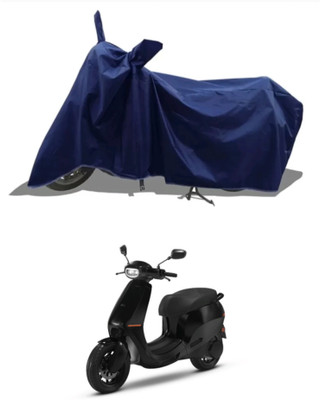 RAQTRO Two Wheeler Cover for Ola(Electric Scooter, Blue)