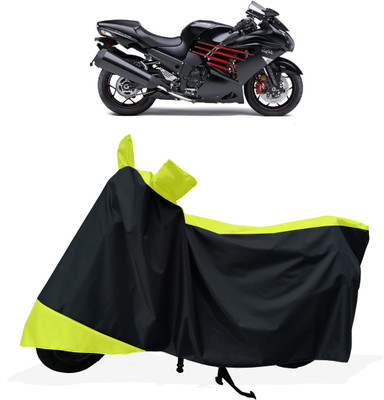 Tricway Two Wheeler Cover for Kawasaki(Ninja ZX-14R, Yellow)