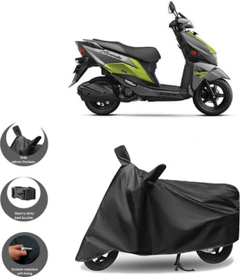 HWSXQAE Waterproof Two Wheeler Cover for Universal For Bike(Avenis 125, Black)
