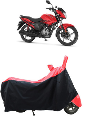 Coxtor Waterproof Two Wheeler Cover for Hero(Glamour BS6, Red)