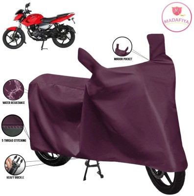 MADAFIYA Waterproof Two Wheeler Cover for Bajaj(Pulsar 135, Maroon)